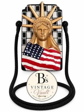 Timmy Woods Beverly Hills "Lady Liberty" Patriotic Handbag